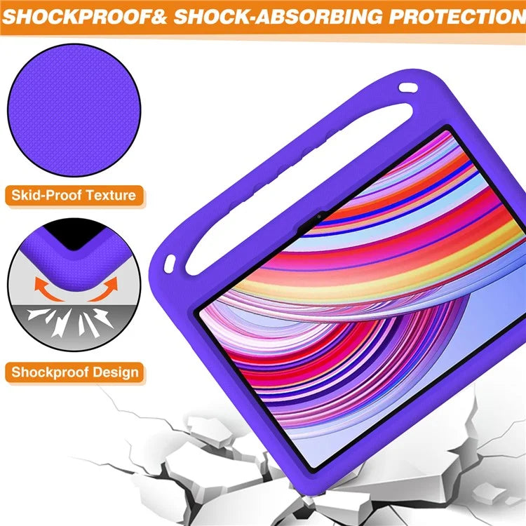For Xiaomi Redmi Pad Pro / Redmi Pad Pro 5G / Poco Pad EVA Case Hand Grip Kickstand Tablet Cover Wholesale