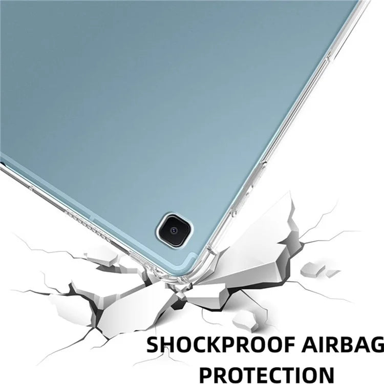 For Samsung Galaxy Tab S6 Lite (2020) / (2022) / (2024) Case Tablet TPU Cover + 2Pcs Tempered Glass Screen Film