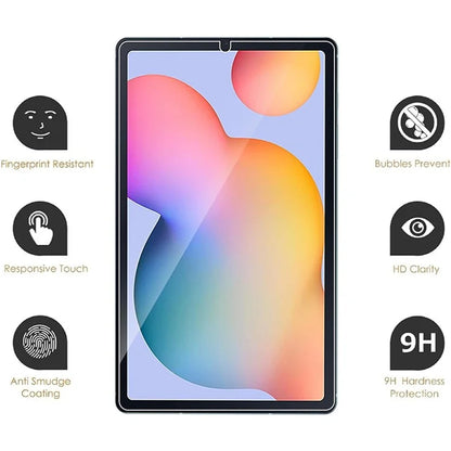 For Samsung Galaxy Tab S6 Lite (2020) / (2022) / (2024) Case Tablet TPU Cover + 2Pcs Tempered Glass Screen Film