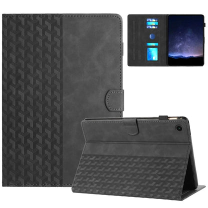 For Samsung Galaxy Tab A9+ TPU Case Leather Card Holder Tablet Cover Building Blocks Imprinted