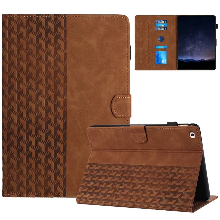 For iPad 9.7 (2017) / (2018) Anti-Scratch Building Blocks Imprinted Tablet Cover