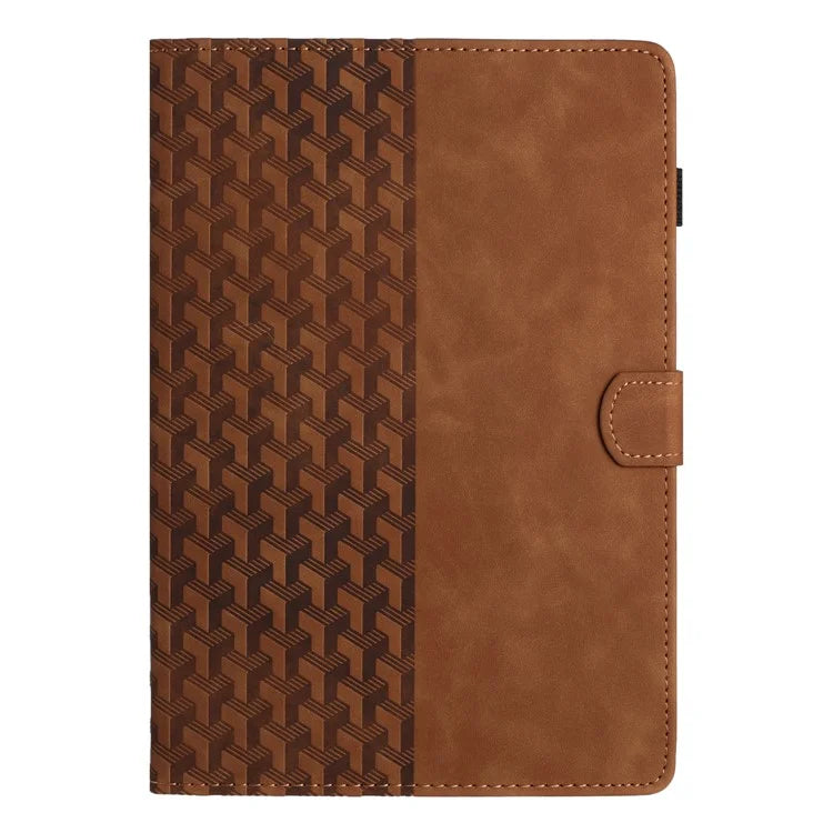For iPad 9.7 (2017) / (2018) Anti-Scratch Building Blocks Imprinted Tablet Cover
