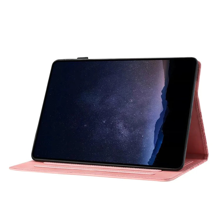 For iPad 9.7 (2017) / (2018) Anti-Scratch Building Blocks Imprinted Tablet Cover