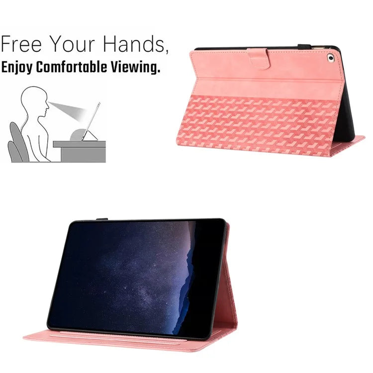 For iPad 9.7 (2017) / (2018) Anti-Scratch Building Blocks Imprinted Tablet Cover