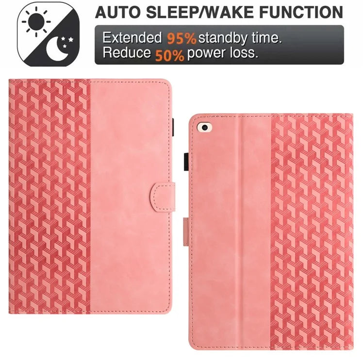 For iPad 9.7 (2017) / (2018) Anti-Scratch Building Blocks Imprinted Tablet Cover