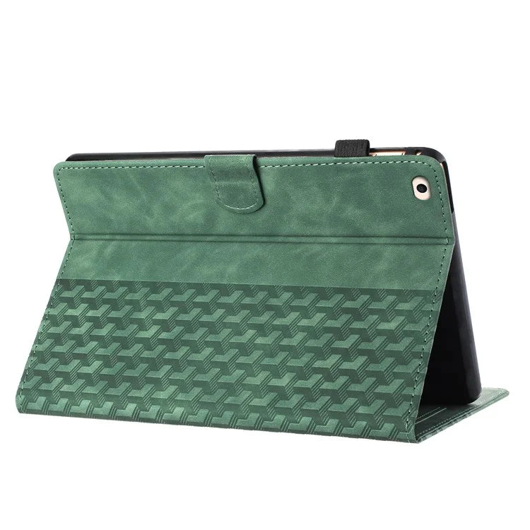 For iPad 9.7 (2017) / (2018) Anti-Scratch Building Blocks Imprinted Tablet Cover