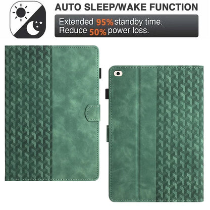 For iPad 9.7 (2017) / (2018) Anti-Scratch Building Blocks Imprinted Tablet Cover
