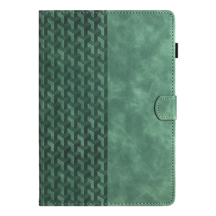 For iPad 9.7 (2017) / (2018) Anti-Scratch Building Blocks Imprinted Tablet Cover