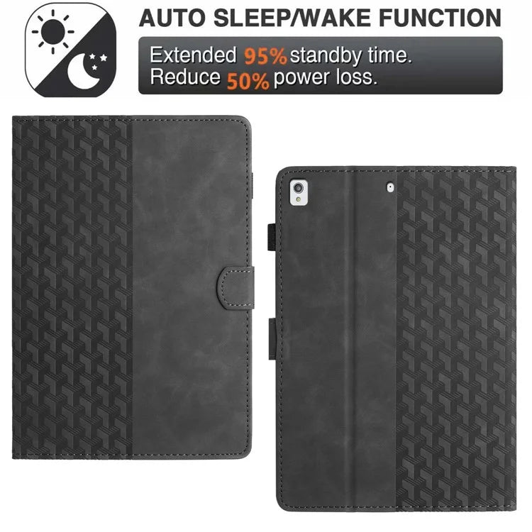 For iPad 10.2 (2021) (2019)  (2020)  /  Pro 10.5-Inch (2017)  /  Air 10.5 Inch (2019) Building Blocks Imprinted Flip Cover