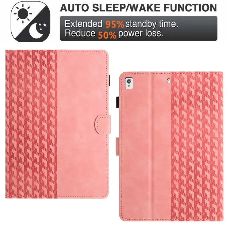For iPad 10.2 (2021) (2019)  (2020)  /  Pro 10.5-Inch (2017)  /  Air 10.5 Inch (2019) Building Blocks Imprinted Flip Cover