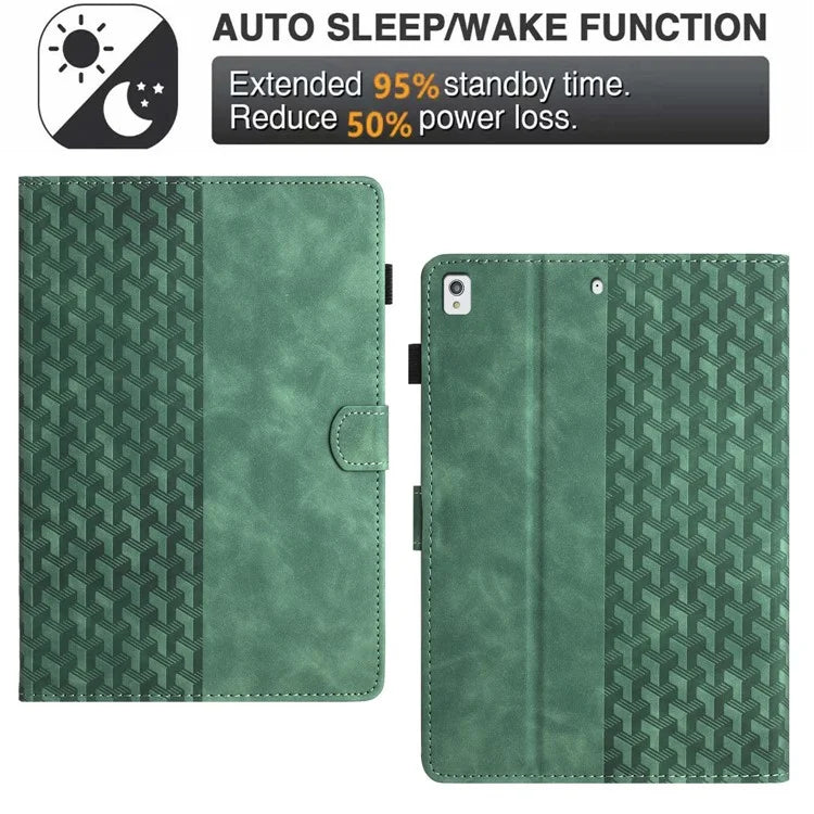 For iPad 10.2 (2021) (2019)  (2020)  /  Pro 10.5-Inch (2017)  /  Air 10.5 Inch (2019) Building Blocks Imprinted Flip Cover