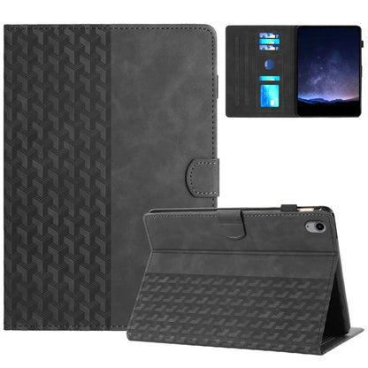 For iPad 10.9 (2022) Cover Imprinted Shockproof PU Leather Tablet Case with Card Slots