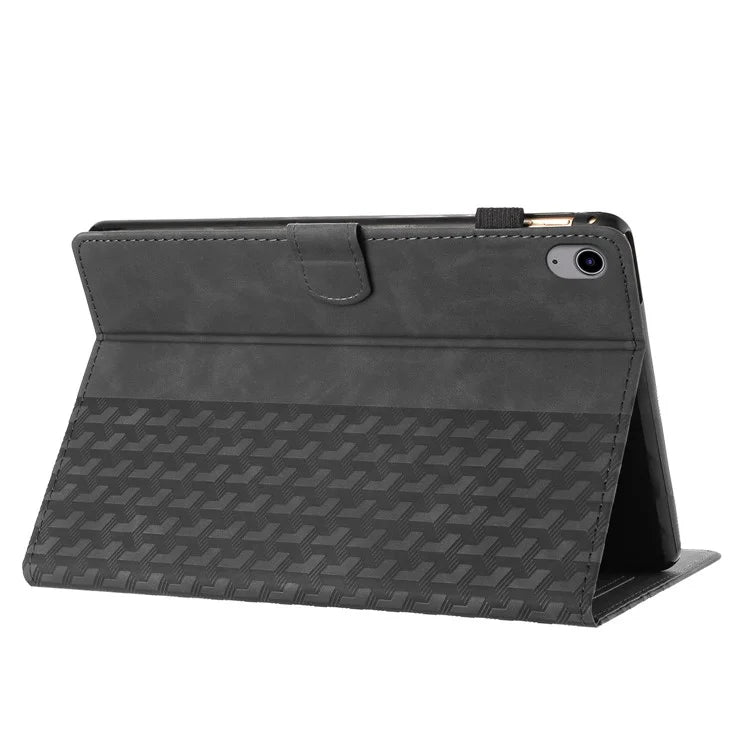 For iPad 10.9 (2022) Cover Imprinted Shockproof PU Leather Tablet Case with Card Slots