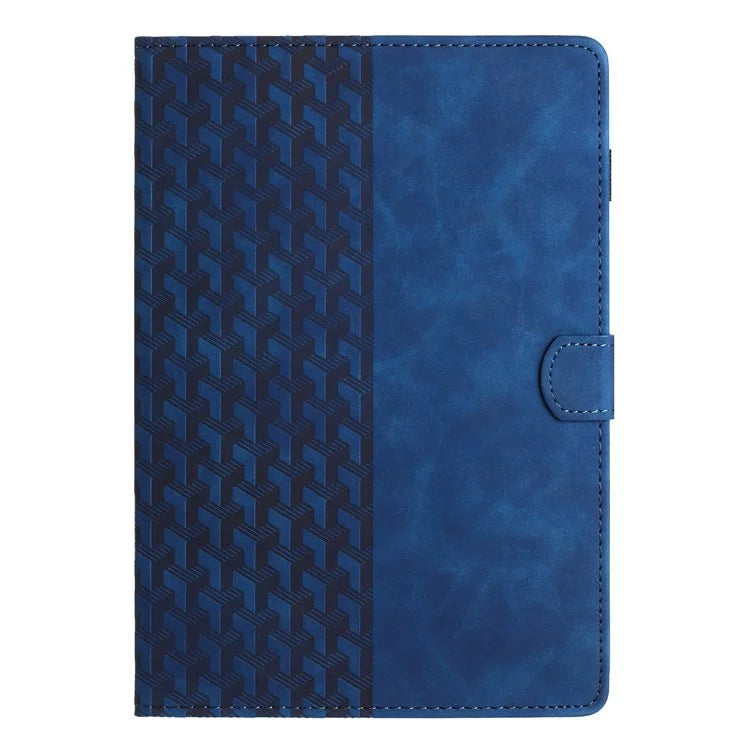 For iPad 10.9 (2022) Cover Imprinted Shockproof PU Leather Tablet Case with Card Slots