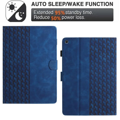 For Samsung Galaxy Tab S6 Lite (2020) (2022) (2024) P610 Imprinted PU Leather Tablet Case with Card Slot