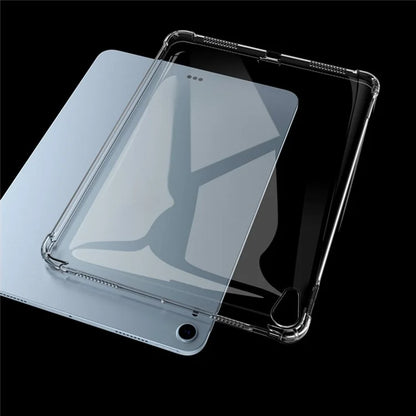 For iPad Air 11 (2024) Clear Tablet Case Four Corner Drop Protection TPU Back Cover