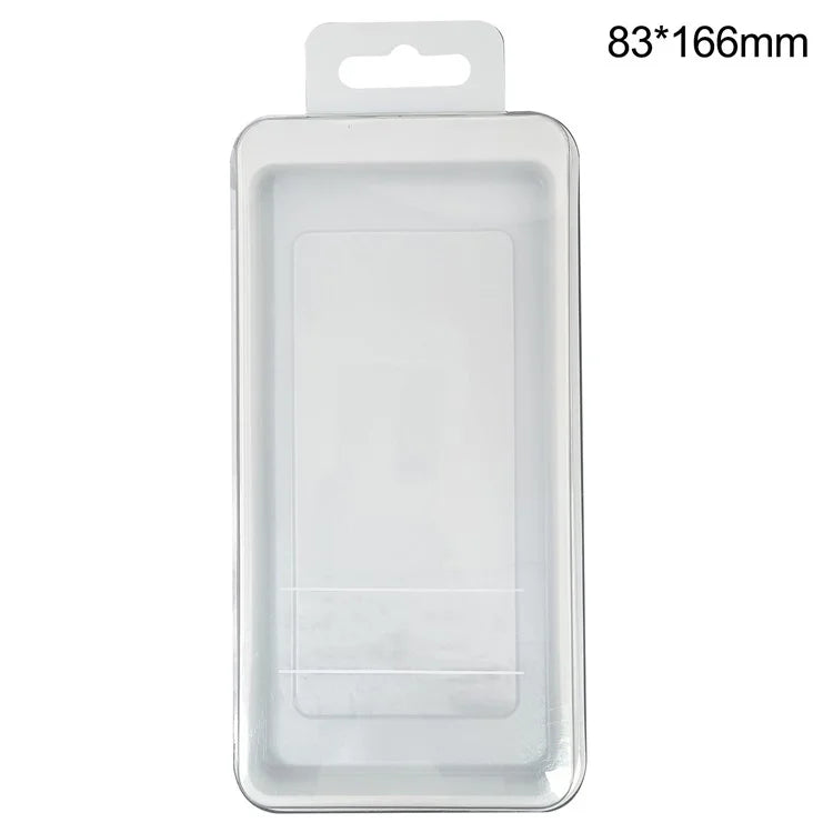 83x166mm PVC Box for Phone Case 30C Display Window Box Jewelry Packaging