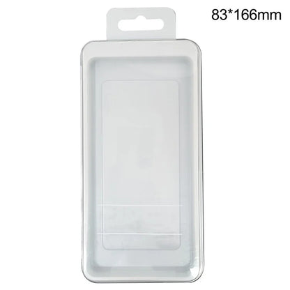83x166mm PVC Box for Phone Case 30C Display Window Box Jewelry Packaging