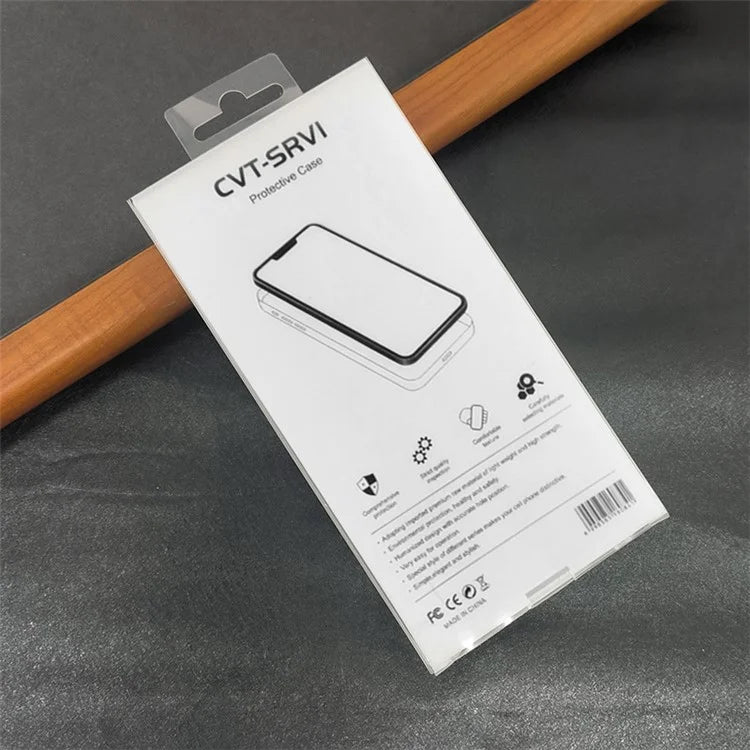 PVC Packaging Box for Phone Case Clear Window Pull-Out Phone Cover Display Box