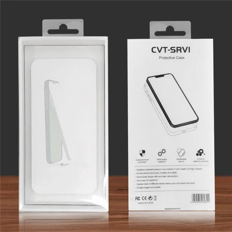 PVC Packaging Box for Phone Case Clear Window Pull-Out Phone Cover Display Box