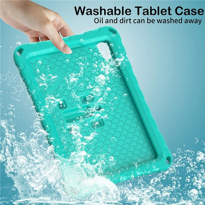 For iPad mini (2021) Case with Shoulder Strap Butterfly Kickstand Tablet EVA Cover