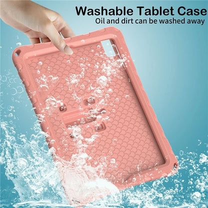 For iPad Air (2013) / Air 2 / iPad 9.7-inch (2017) / (2018) EVA Case Butterfly Kickstand Tablet Cover with Shoulder Strap