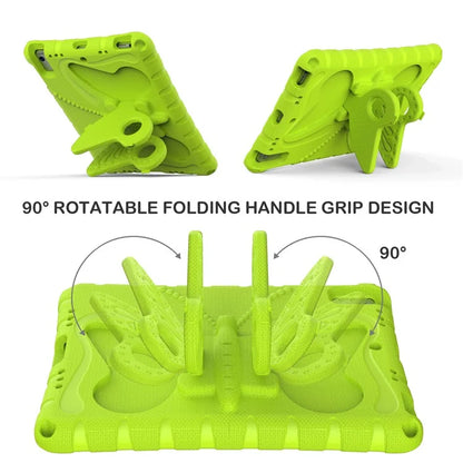 For iPad Air (2013) / Air 2 / iPad 9.7-inch (2017) / (2018) EVA Case Butterfly Kickstand Tablet Cover with Shoulder Strap