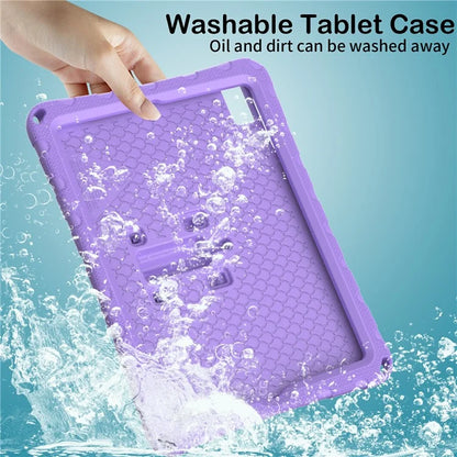 For iPad Air (2013) / Air 2 / iPad 9.7-inch (2017) / (2018) EVA Case Butterfly Kickstand Tablet Cover with Shoulder Strap