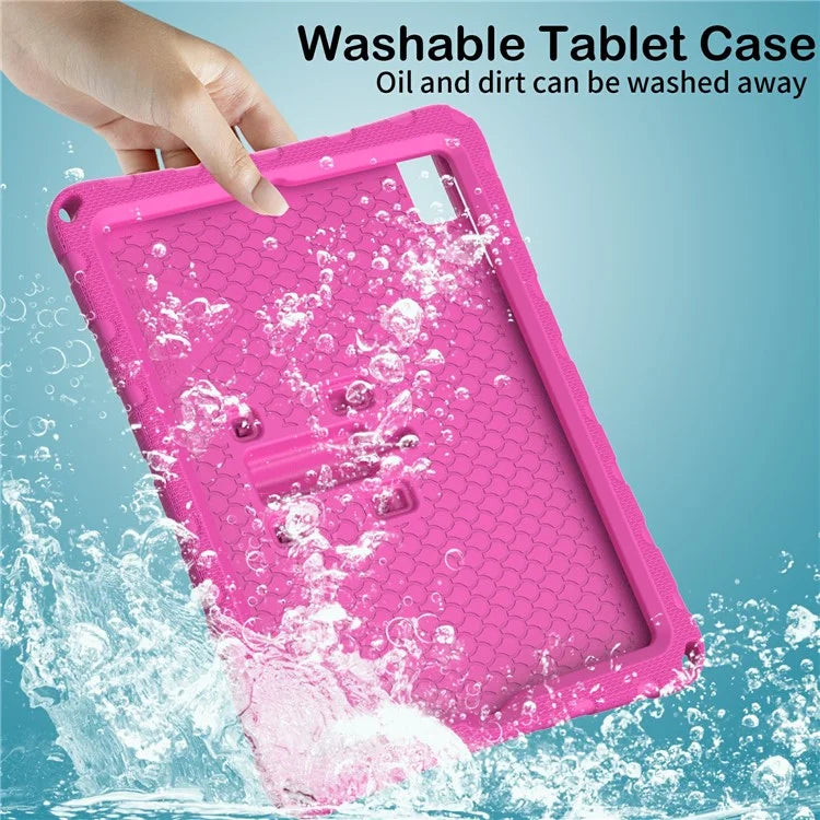 For iPad Air (2013) / Air 2 / iPad 9.7-inch (2017) / (2018) EVA Case Butterfly Kickstand Tablet Cover with Shoulder Strap