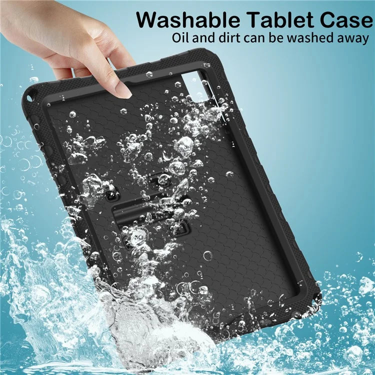 For iPad Air (2013) / Air 2 / iPad 9.7-inch (2017) / (2018) EVA Case Butterfly Kickstand Tablet Cover with Shoulder Strap