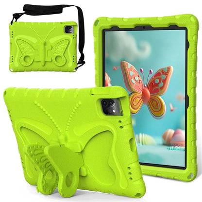 For iPad Air 11 (2024) / Pro 11 (2024) / (2018) / (2020) / (2021) / (2022) / Air (2020) / (2022) / 10.9 (2022) Case EVA Butterfly Kickstand