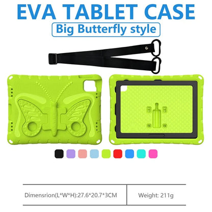 For iPad Air 11 (2024) / Pro 11 (2024) / (2018) / (2020) / (2021) / (2022) / Air (2020) / (2022) / 10.9 (2022) Case EVA Butterfly Kickstand