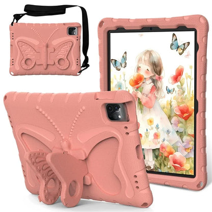 For iPad Air 11 (2024) / Pro 11 (2024) / (2018) / (2020) / (2021) / (2022) / Air (2020) / (2022) / 10.9 (2022) Case EVA Butterfly Kickstand