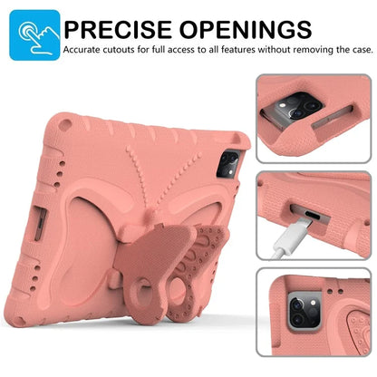 For iPad Air 11 (2024) / Pro 11 (2024) / (2018) / (2020) / (2021) / (2022) / Air (2020) / (2022) / 10.9 (2022) Case EVA Butterfly Kickstand