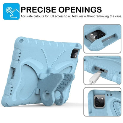 For iPad Air 11 (2024) / Pro 11 (2024) / (2018) / (2020) / (2021) / (2022) / Air (2020) / (2022) / 10.9 (2022) Case Butterfly Kickstand