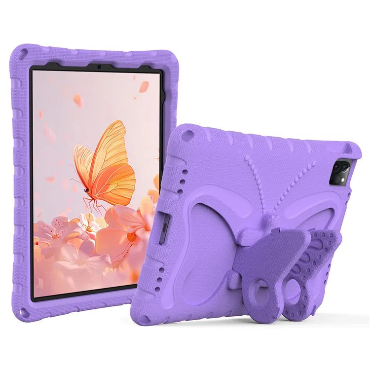 For iPad Air 11 (2024) / Pro 11 (2024) / (2018) / (2020) / (2021) / (2022) / Air (2020) / (2022) / 10.9 (2022) Case Butterfly Kickstand