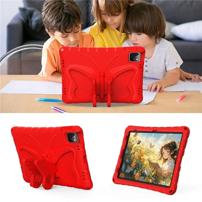 For iPad Air 11 (2024) / Pro 11 (2024) / (2018) / (2020) / (2021) / (2022) / Air (2020) / (2022) / 10.9 (2022) Case EVA Butterfly Kickstand
