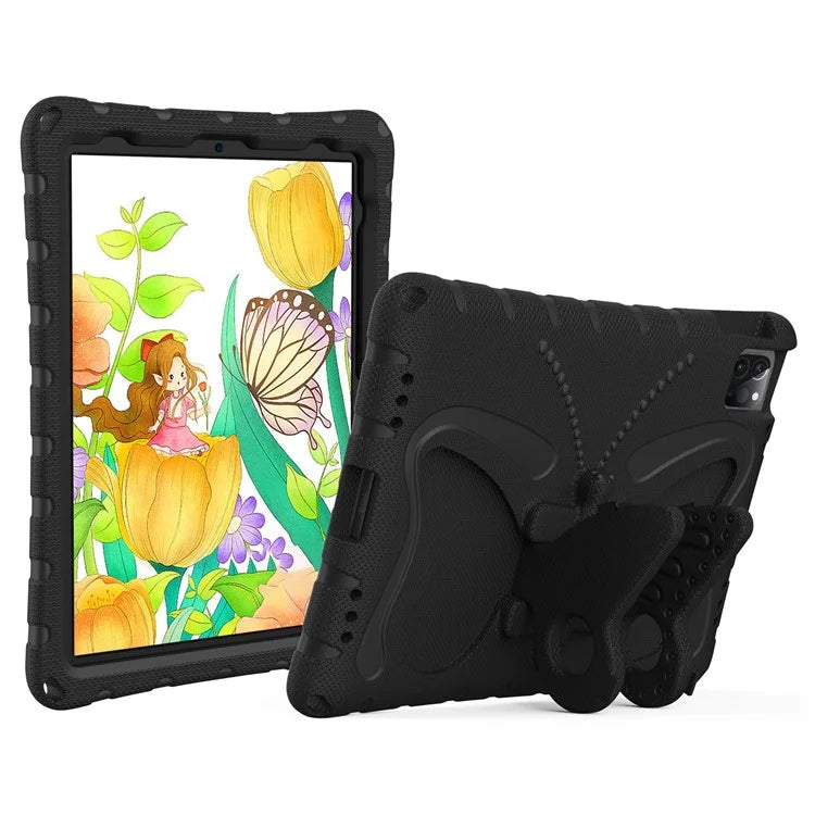 For iPad Air 11 (2024) / Pro 11 (2024) / (2018) / (2020) / (2021) / (2022) / Air (2020) / (2022) / 10.9 (2022) Case EVA Butterfly Kickstand