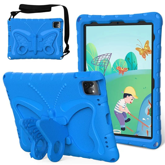 For iPad Air 11 (2024) / Pro 11 (2024) / (2018) / (2020) / (2021) / (2022)  / Air (2020) / (2022) / 10.9 (2022) Case EVA Butterfly Kickstand