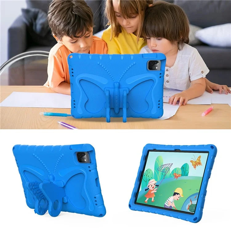 For iPad Air 11 (2024) / Pro 11 (2024) / (2018) / (2020) / (2021) / (2022)  / Air (2020) / (2022) / 10.9 (2022) Case EVA Butterfly Kickstand