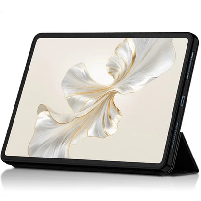 For Honor Pad 9 Pro Case PU Leather TPU Back Full Protection Trifold Stand Tablet Cover