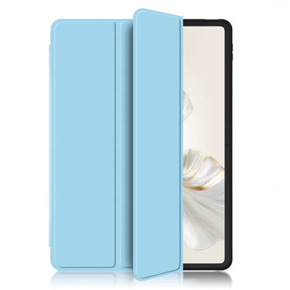 For Honor Pad 9 Pro Case PU Leather TPU Back Full Protection Trifold Stand Tablet Cover