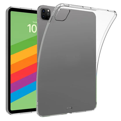 For iPad Pro 13 (2024) TPU Case Full Transparent Protective Tablet Cover