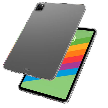 For iPad Pro 13 (2024) TPU Case Full Transparent Protective Tablet Cover