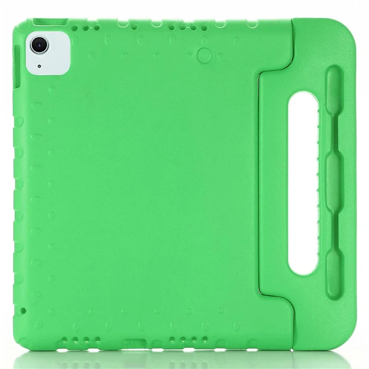 For iPad Air 11 (2024) EVA Case Kids-Friendly Handle Tablet Cover with Kickstand