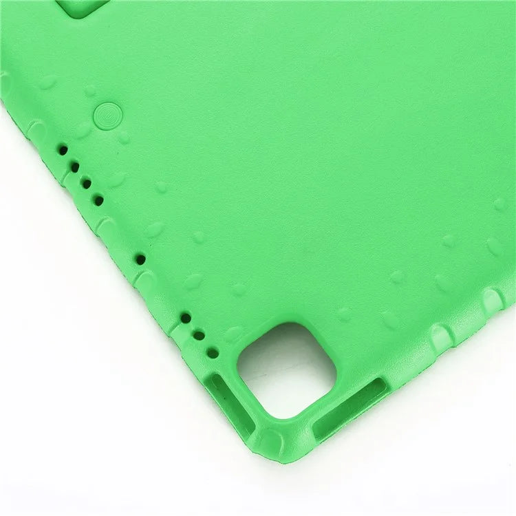 For iPad Air 11 (2024) EVA Case Kids-Friendly Handle Tablet Cover with Kickstand