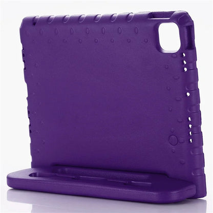 For iPad Air 11 (2024) EVA Case Kids-Friendly Handle Tablet Cover with Kickstand