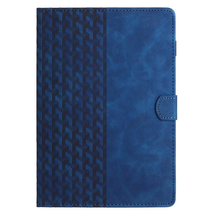 For iPad mini (2021) Anti-Scratch Case Building Block Imprinted Tablet Leather Cover