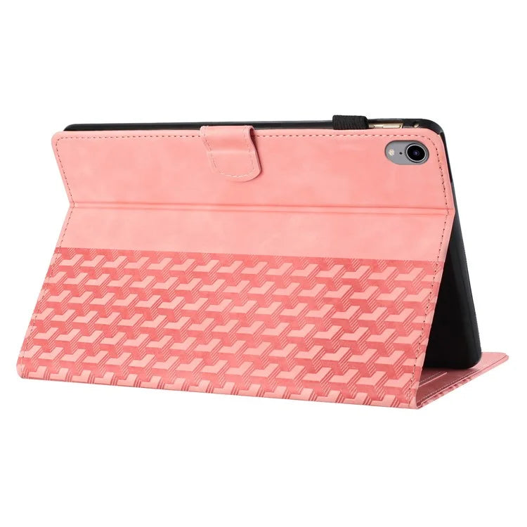 For iPad mini (2021) Anti-Scratch Case Building Block Imprinted Tablet Leather Cover