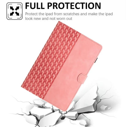 For iPad mini (2021) Anti-Scratch Case Building Block Imprinted Tablet Leather Cover